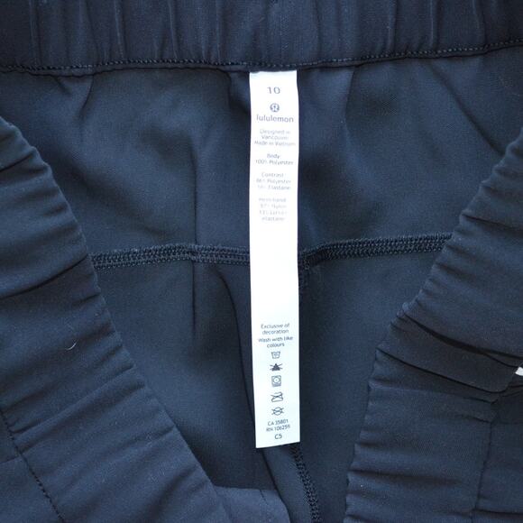 Lululemon On The Right Track Pant Black Size 10 - Picture 3 of 5